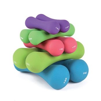 DB007  BONE SHAPE NEOPRENE DUMBBELLS