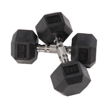 DB011  FRUBBER HEX DUMBBELLS