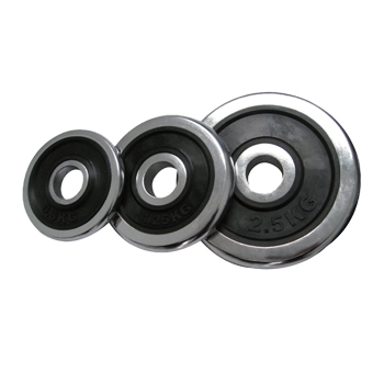 PS028  CHROMED PLATE WITH RUBBER RING