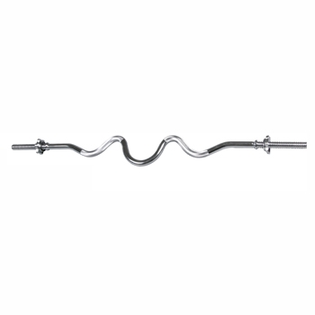 DLB19  47"REGULAR TPICEP CURL BAR WITH STAR COLLAR